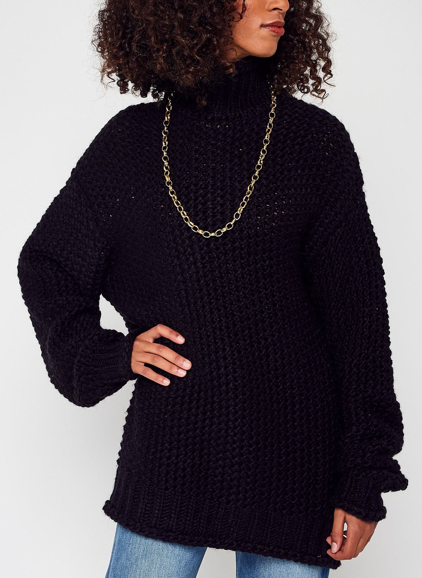 Heavy Knitted Oversized Sweater