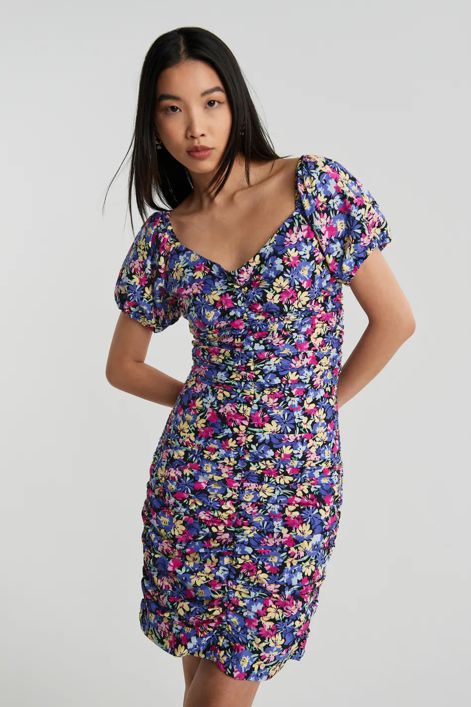 Elina rouched dress