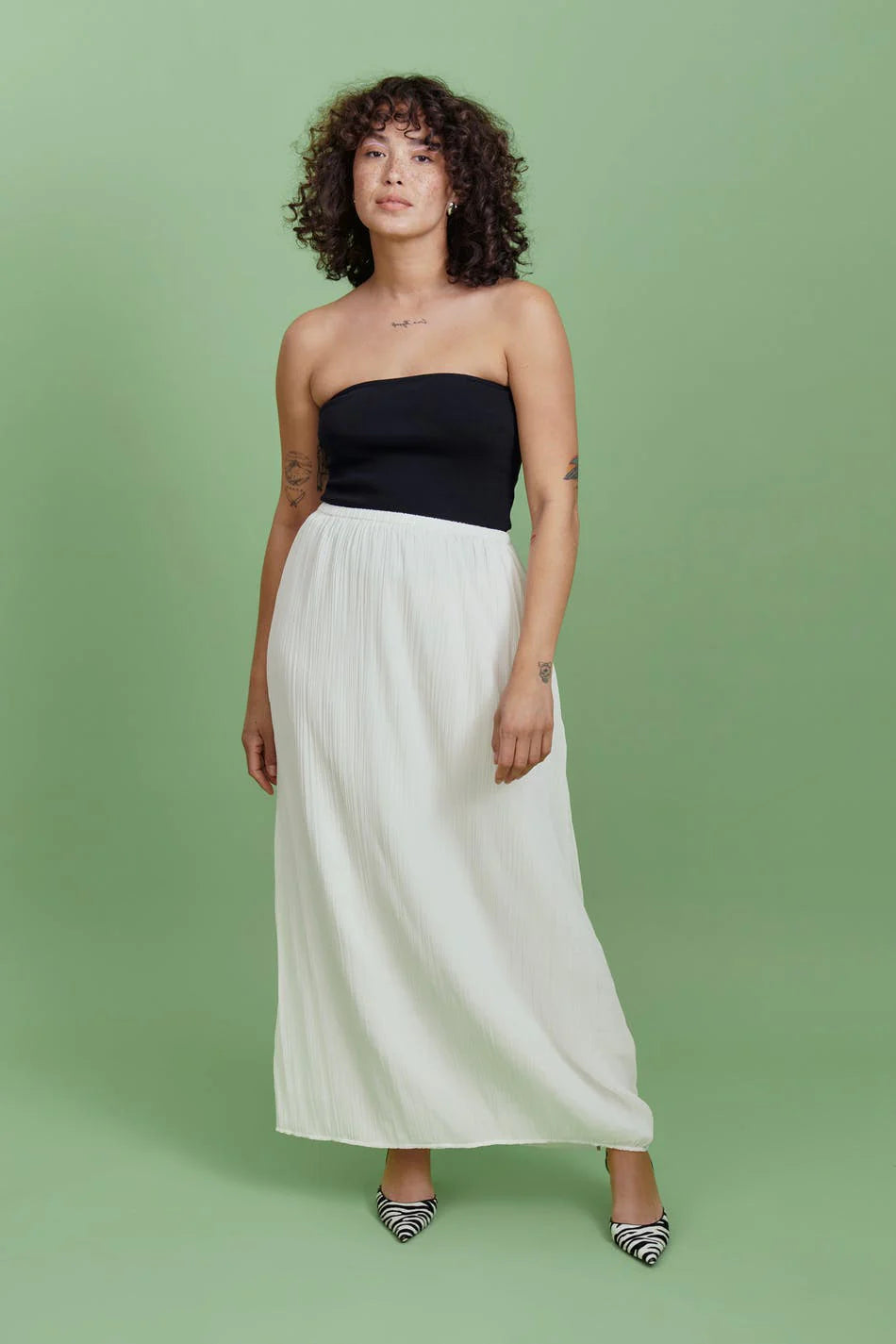 Maxi Skirt White