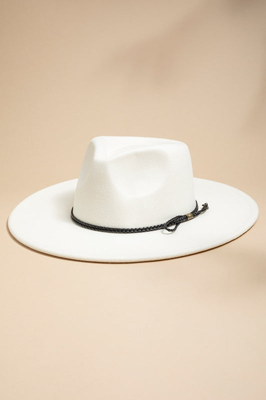 Nina Arrow Band Western Panama Hat