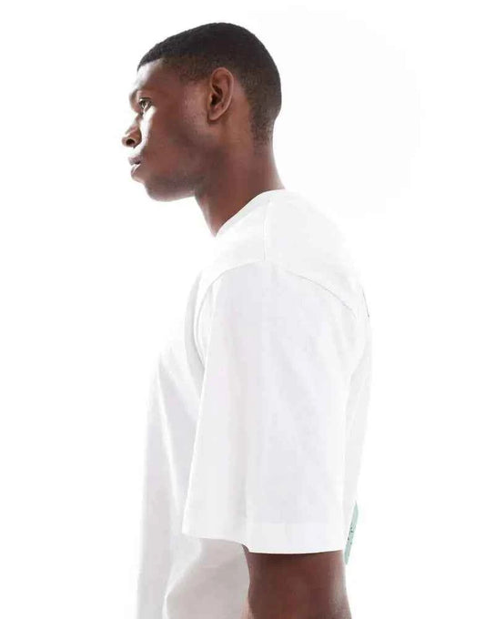 ONLY & SONS oversized t-shirt with dalston dogs back print in white