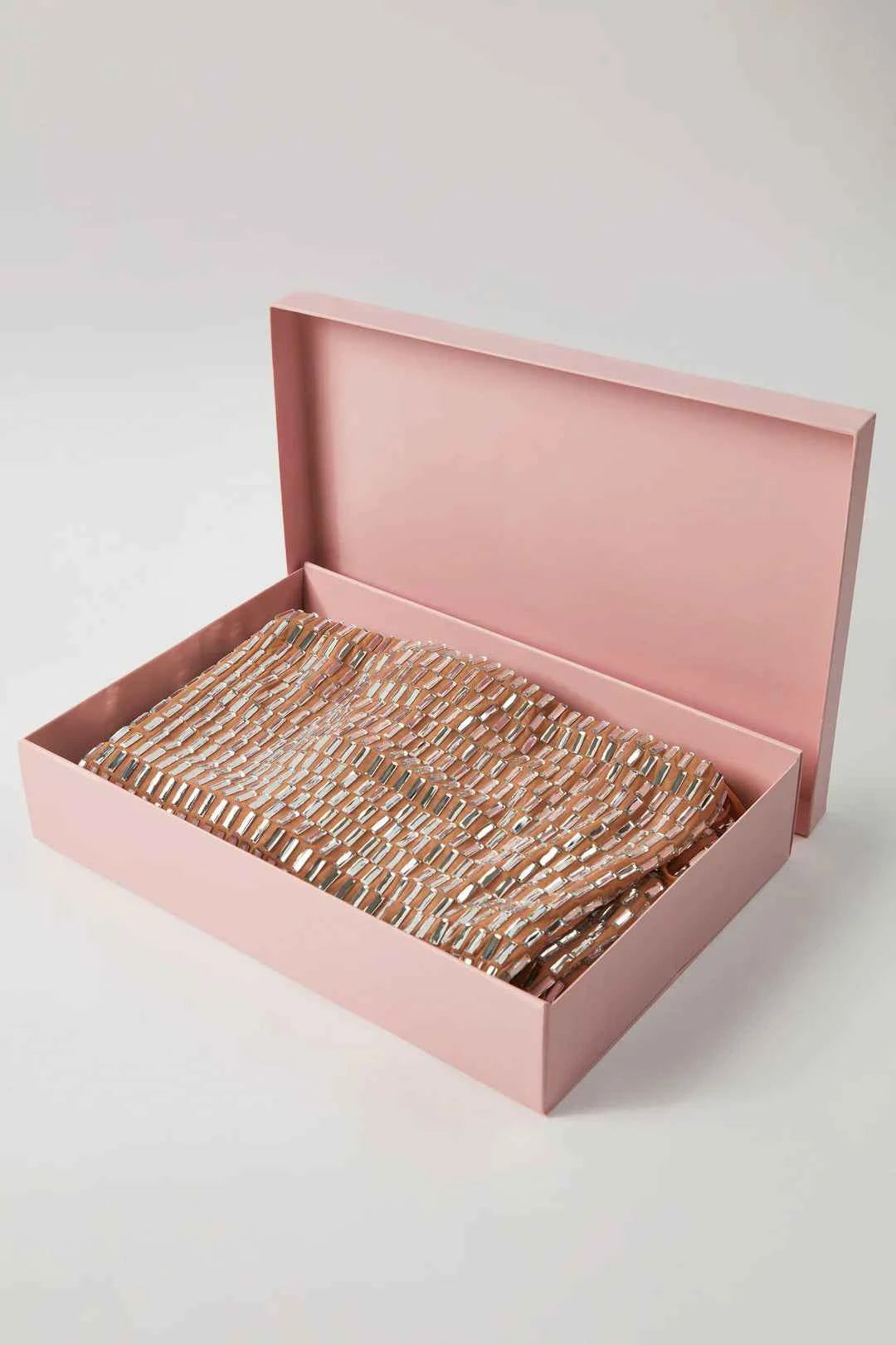 OhPolly - Embellished Bandeau Maxi Dress in Almond