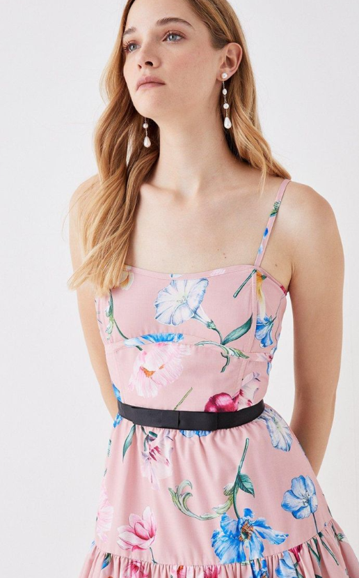 The Collector Cotton Cami Midi Dres