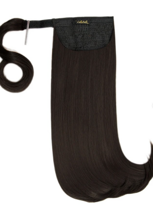 PLT / Mini Grande 18” 90s Bounce Wraparound Pony - Dark Brown