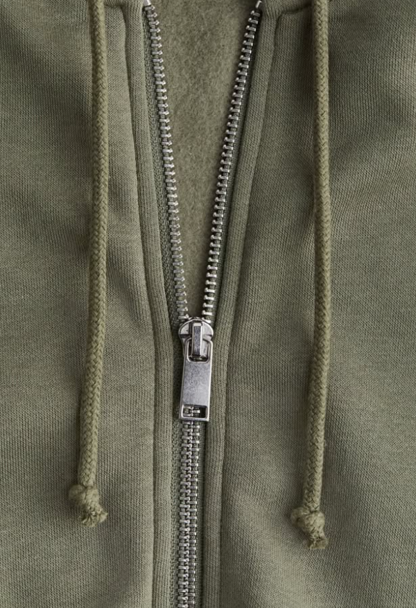 H&M - SHORT HOODED SWEATSHIRT JACKET