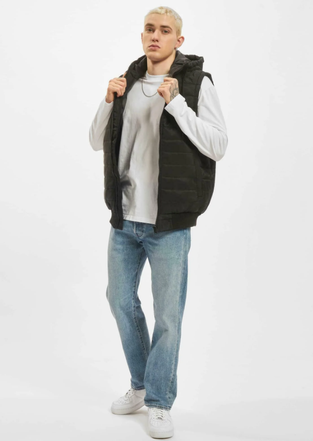 DEF - Waistcoat - black