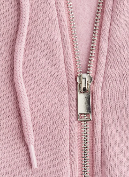 H&M - SHORT HOODED SWEATSHIRT JACKET