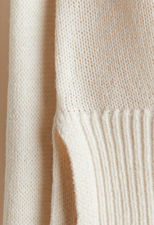 H&M - FINE-KNIT MOCK TURTLENECK SWEATER - Pink