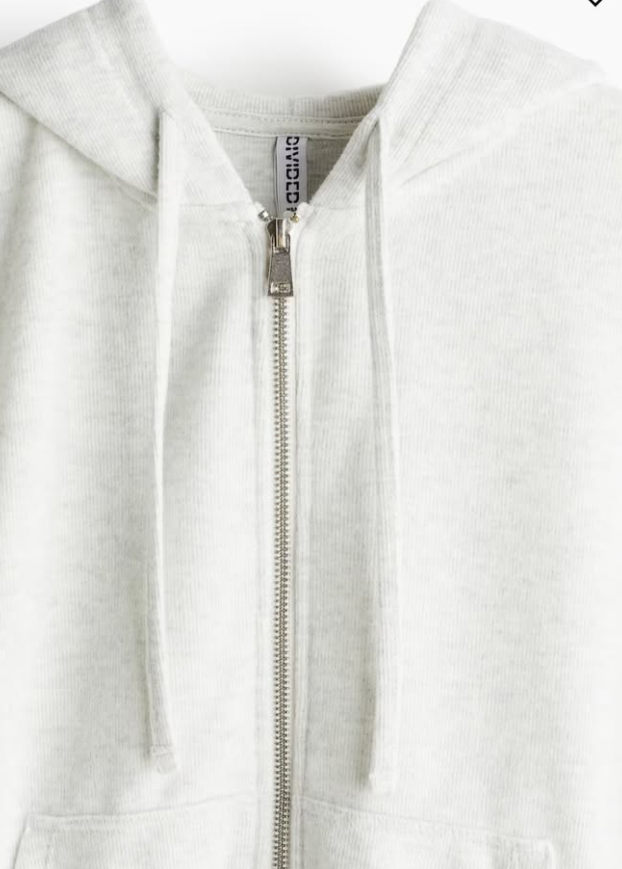 H&M - JERSEY ZIP-THROUGH HOODIE