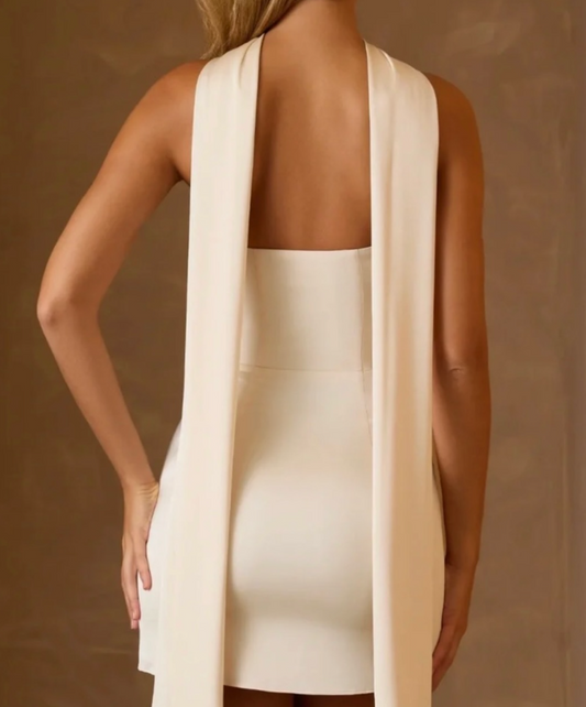 OhPolly - Strapless A Line Mini Dress