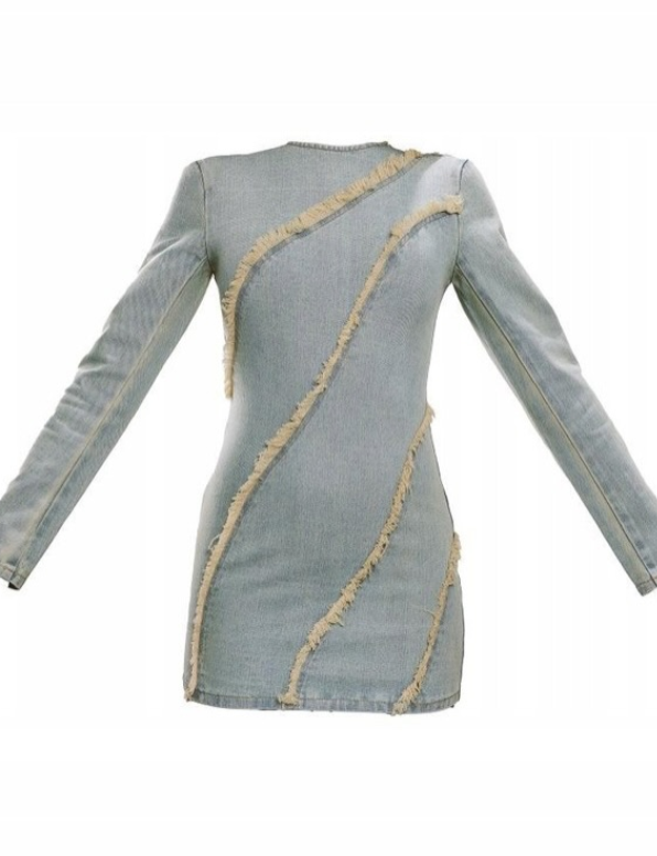 PLT - Vintage Wash Distressed Dress