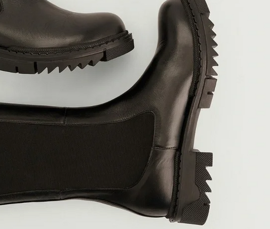 Leather Profile Shaft Boots