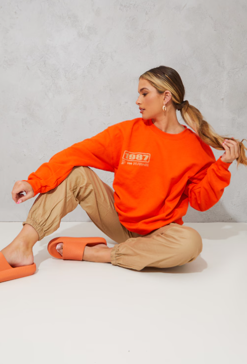 Orange World Tour Graphic Sweatshirt