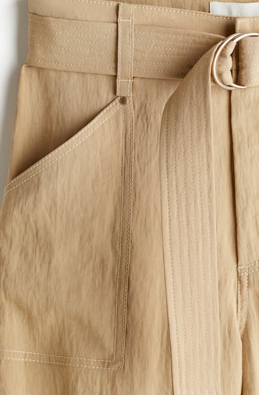 H&M - Belted Pants