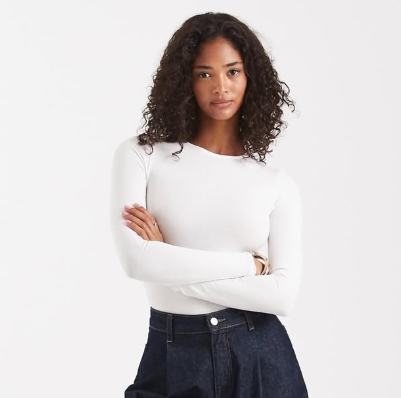 Asos - Miss Selfridge 2 pack long sleeve crew neck bodysuit