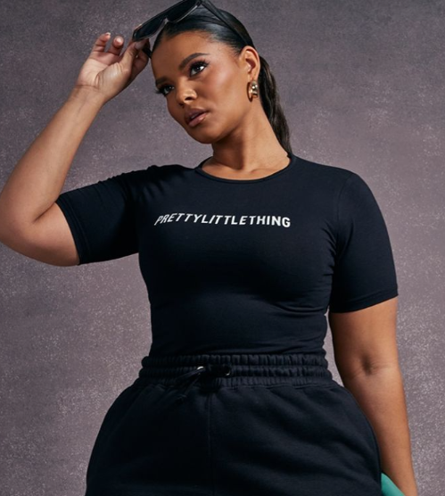 Plus Black Cap Sleeve Bodysuit