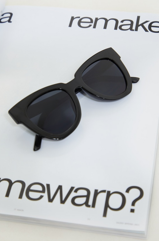 Black Winged Sunglasses