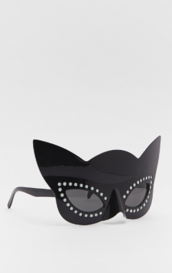 Studded Cat Sunglasses Mask