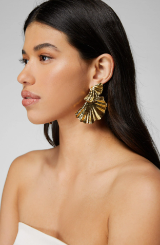 Fan Textured Earrings