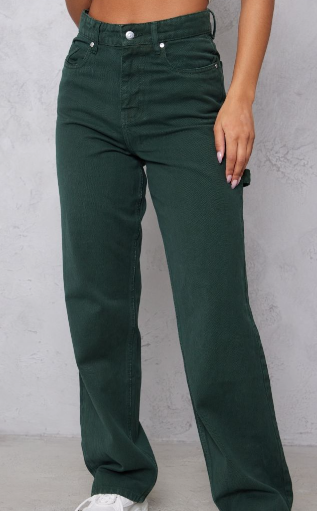 Green Cargo Jeans