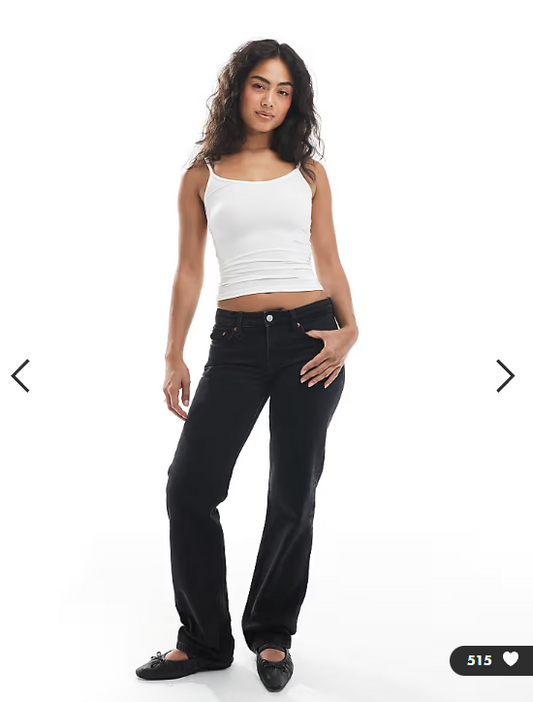 JJXX 2 pack strappy vest in black and white