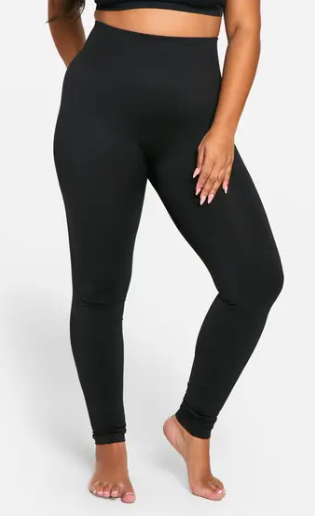 boohoo Plus Tummy Control Seamless Leggings