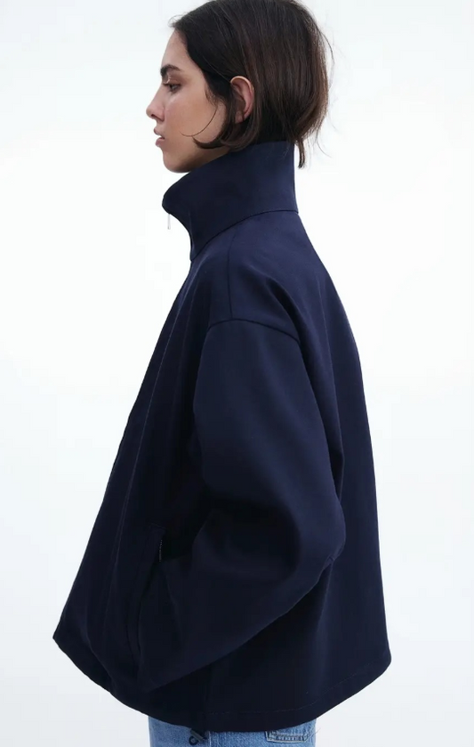 H&M - TWILL JACKET- Navy