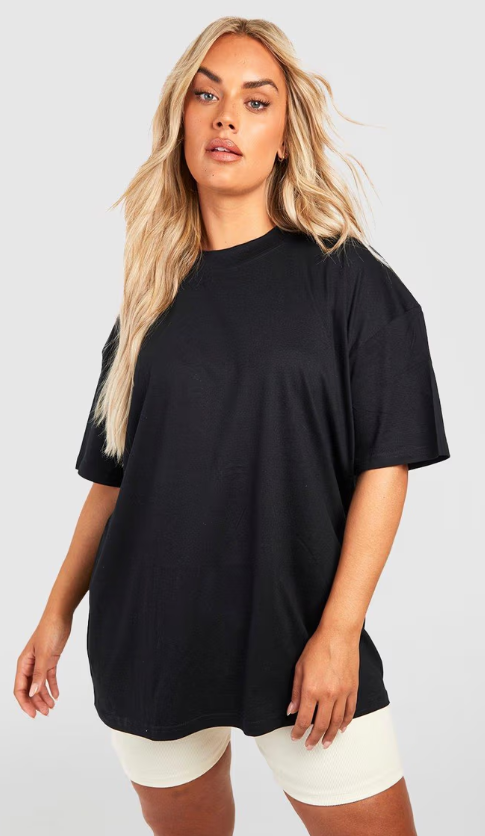 Boohoo - Plus 2 Pack Oversized T-shirt - black_white