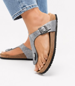 Lascana Sandals Grey