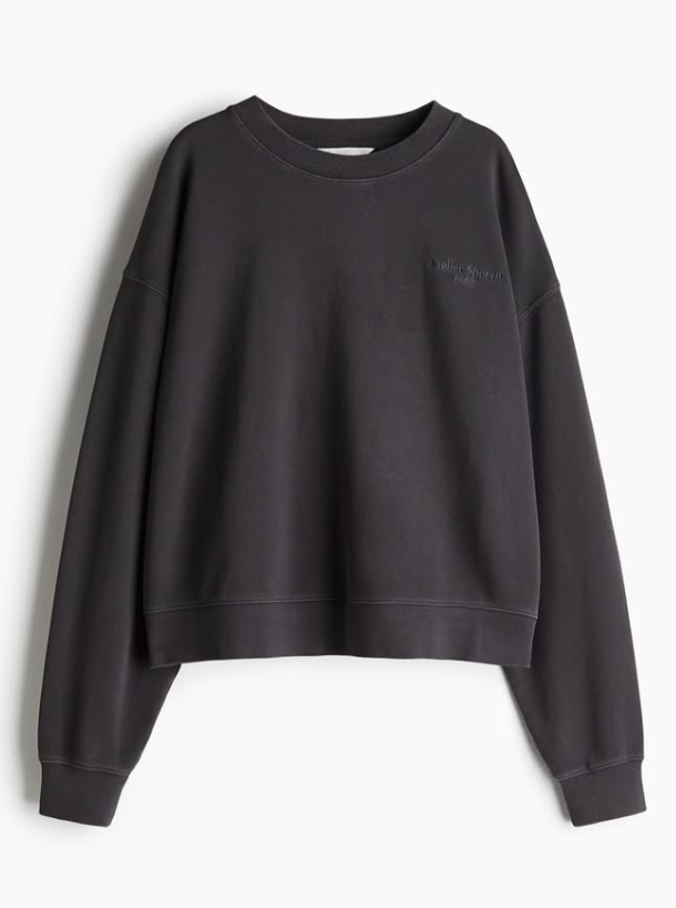 H&M - SWEATSHIRT WITH TEXT MOTIF