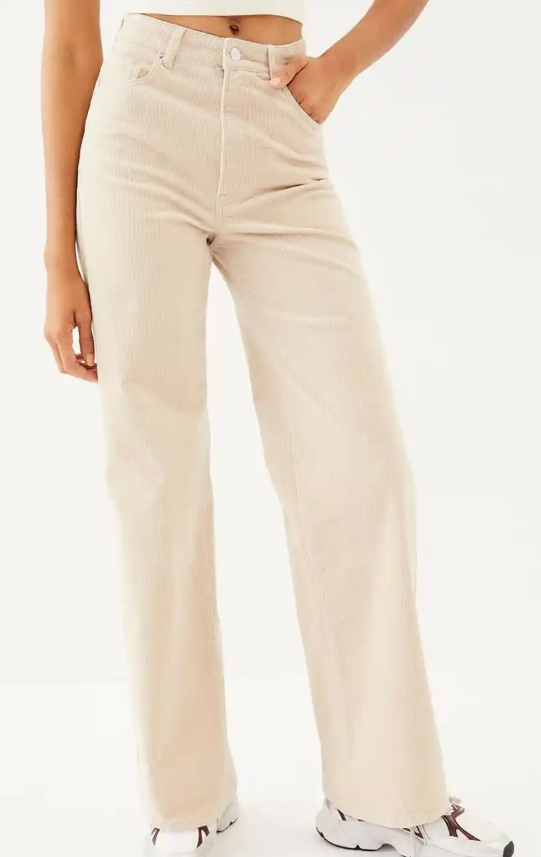 H&M - CORDUROY PANTS - Beige