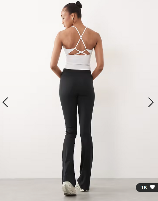 4505 Tall Icon soft touch high waist slim kick yoga legging in black