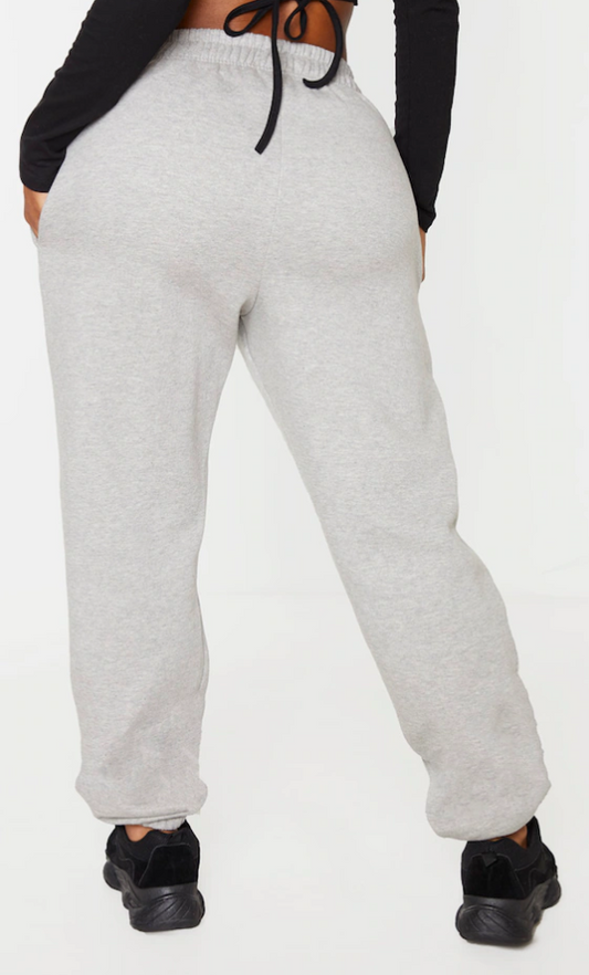 Shape Grey Graphic Print Sweatpants
