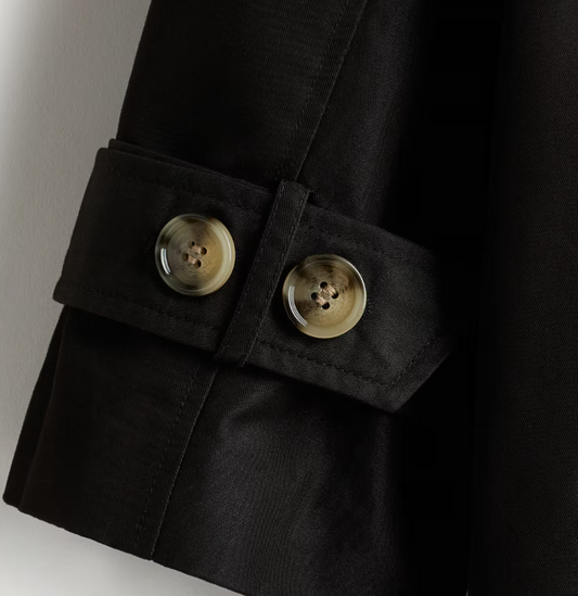 H&M Tie-Belt Twill Jacket