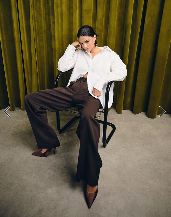 ASOS DESIGN oversized shirt in white