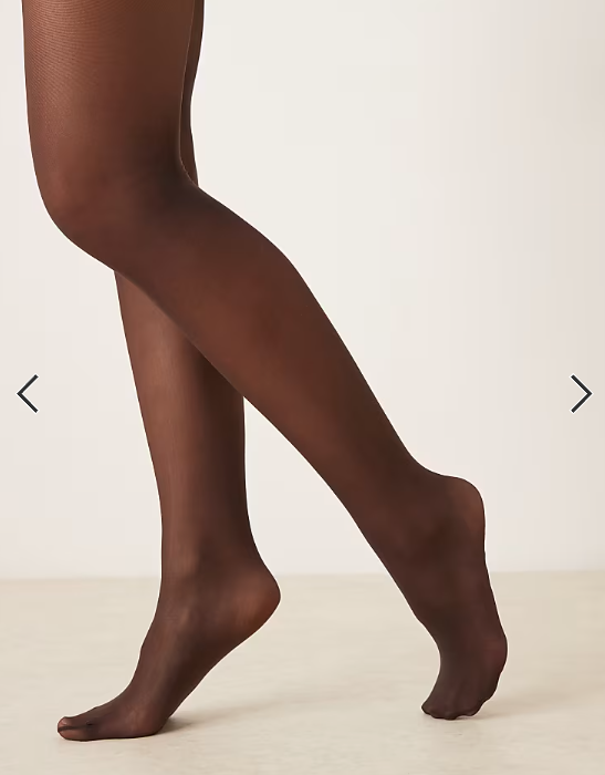 My Accessories barely there 15 denier tights in brown