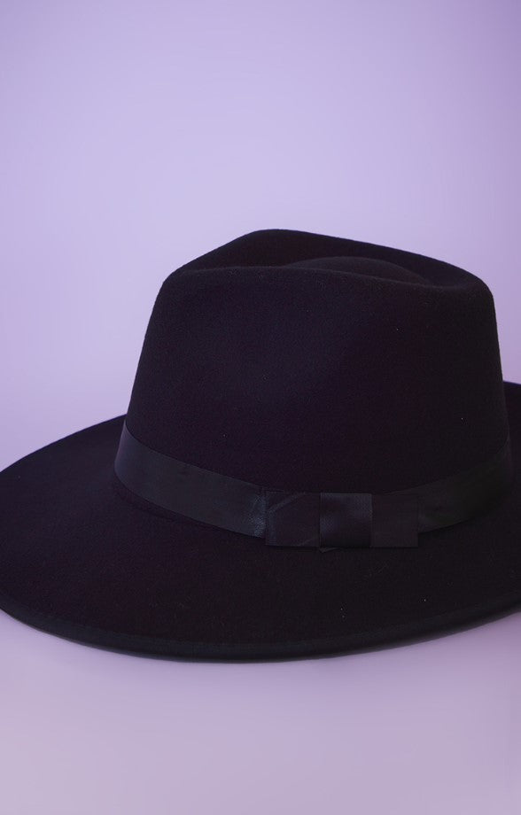 Basic Black Fedora Hat