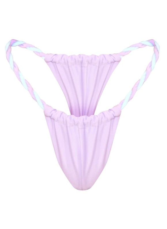 Pink Marshmallow Tanga Bikini Bottoms