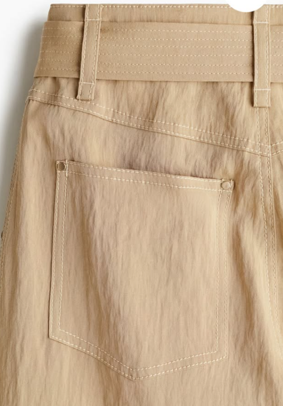 H&M - Belted Pants