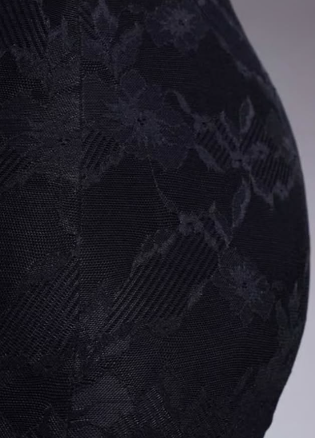Kaiia exclusive lace flared trousers co-ord in black
