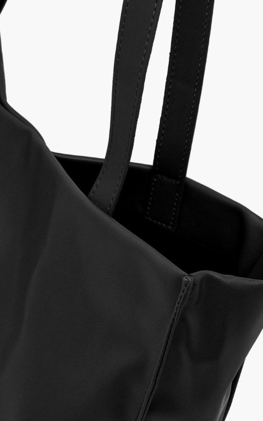 Soft Shopper Tote Bag - black