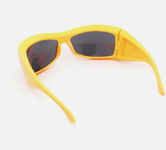 Thick Temple Oversized Large Trendy 90s Sport Sunglasses