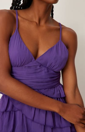 Bottom Frill Mini Strap Dress