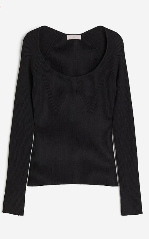 H&M - Fine Knit Rib Top