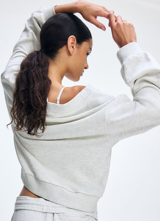 H&M - OFF-THE-SHOULDER SWEATSHIRT