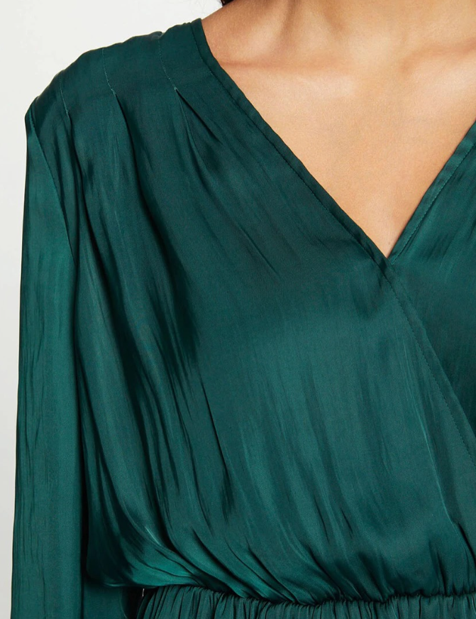 MORGAN Long Sleeve Blouse Green