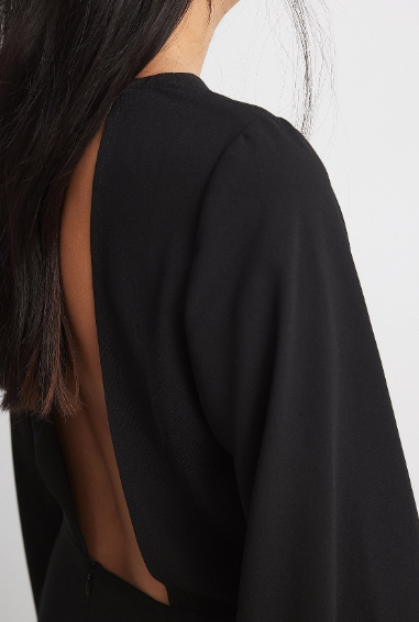 NAKD - Fringe Detail Open Back Maxi Dress