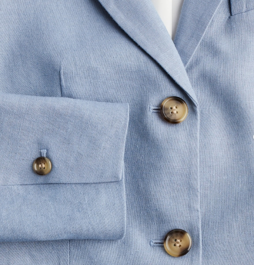 H&M - Linen Blend Blazer