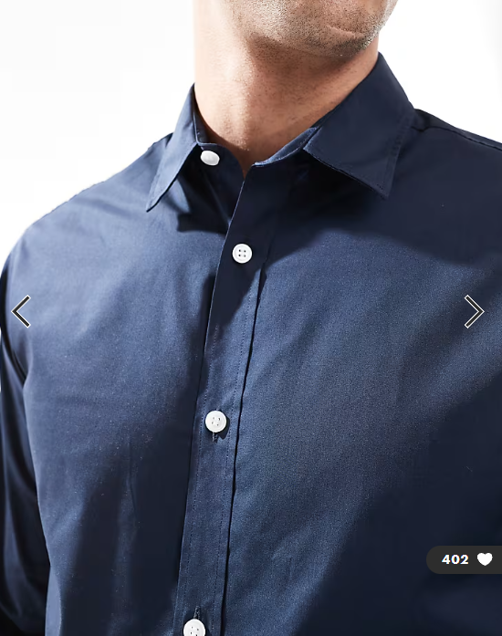 JJ Rebel long sleeve shirt in navy
