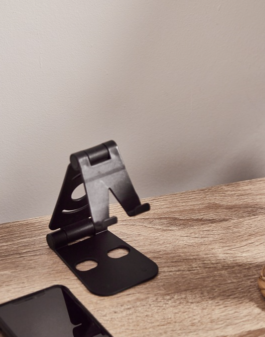 Black Adjustable Phone Holder
